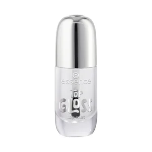 ESSENCE Top gloss Capa superior (top coat) duradera, acabado transparente alto brillo.