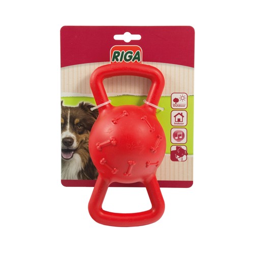 RIGA Pelota musical para perros 9 cm.