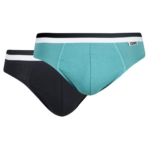 Lote de slip de algodón para hombre UNNO by Dim AD005H1, azul