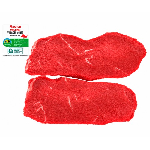 ALCAMPO CULTIVAMOS LO BUENO Filetes de 1ª A de vacuno Villa del monte, ideales para plancha o freir.