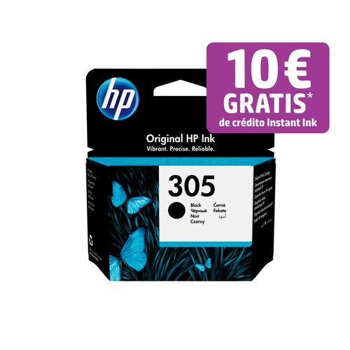Cartucho de tinta original HP 305 3YM61AE, Negro.