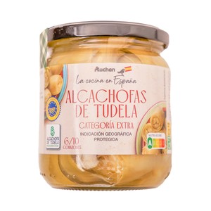 Imagen de PRODUCTO ALCAMPO Alcachofas Indicación Geográfica Protegida de Tudela 6/10 corazones 345 g.