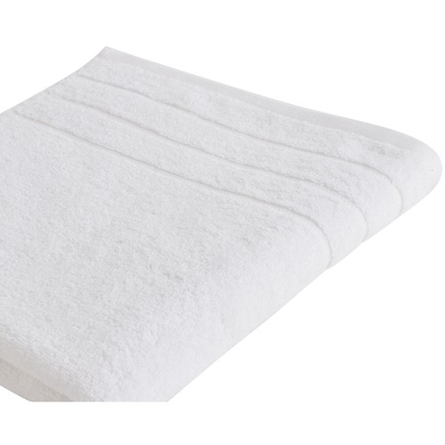 Toalla de ducha color blanco, 400g/m², ACTUEL.