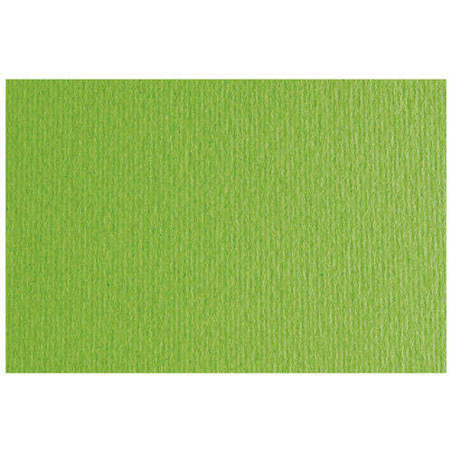 Cartulina con 2 texturas, una lisa y otra rugosa, color sólido verde, tamaño 50x70cm, SADIPAL.