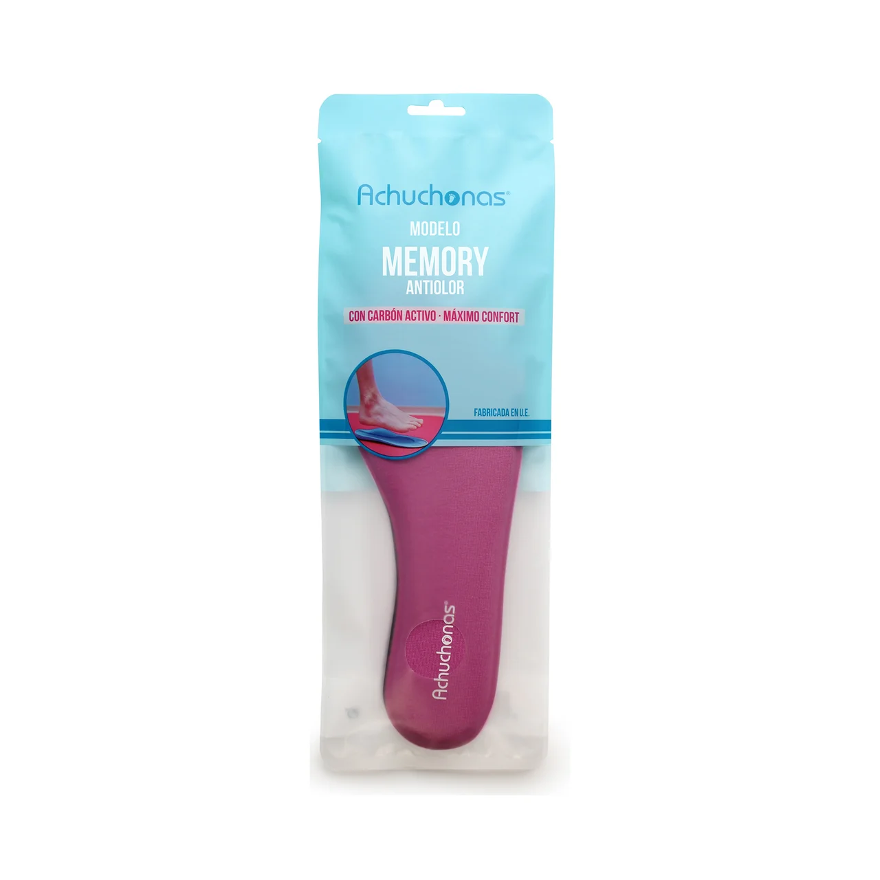 Plantillas Memory antiolor, carbón activo y máximo confort, talla 39/40.