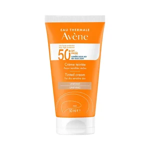 THERMALE AVÉNE Crema protectora solar facial con color y FPS 50+ (muy alto) 50 ml.