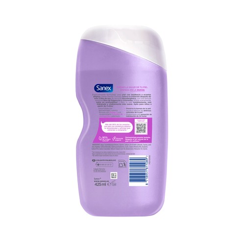 SANEX Derma therapy Gel para ducha o baño, para pieles con tendencia a eczemas o atópicas 425 ml.