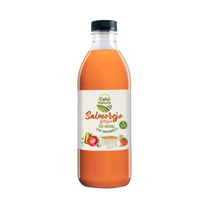 CAÑA NATURE Salmorejo fresco tradicional andaluz, 100% natural, sin gluten ni conservantes CAÑA NATURE 1 l.