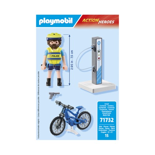 PLAYMOBIL. 71732 Patrulla en bicicleta.