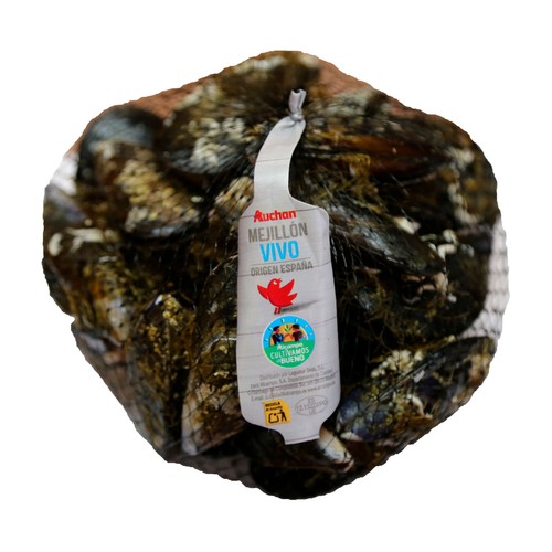 ALCAMPO CULTIVAMOS LO BUENO Mejillones 25/37  Malla de 1 kg.