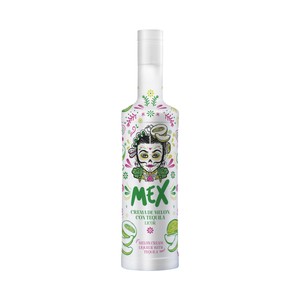 Licor de crema de melón con tequila botella 70 cl.