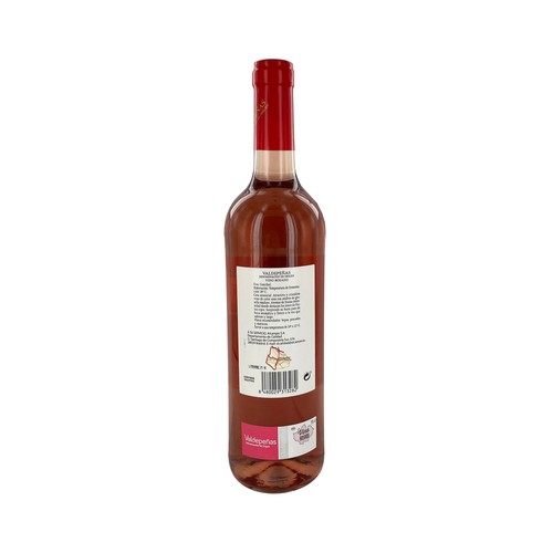 CERRO DE LOS PASTORES Vino rosado con D.O. Valdepeñas botella 75 cl.