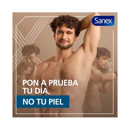 SANEX Men active control Desodorante roll on para hombre antitranspirante hasta 72 horas 50 ml.
