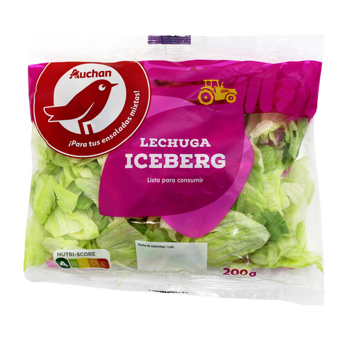 AUCHAN Lechuga Iceberg 200 g. Producto Alcampo