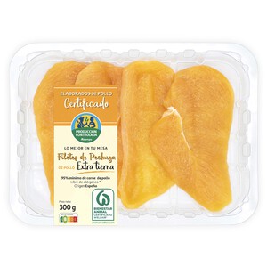 Imagen de ALCAMPO CULTIVAMOS LO BUENO Filetes de pechuga de pollo extra tierna  Gramos Aproximados