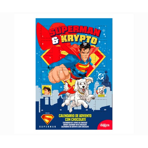 DEKORA Calendario adviento Superman 50 g.