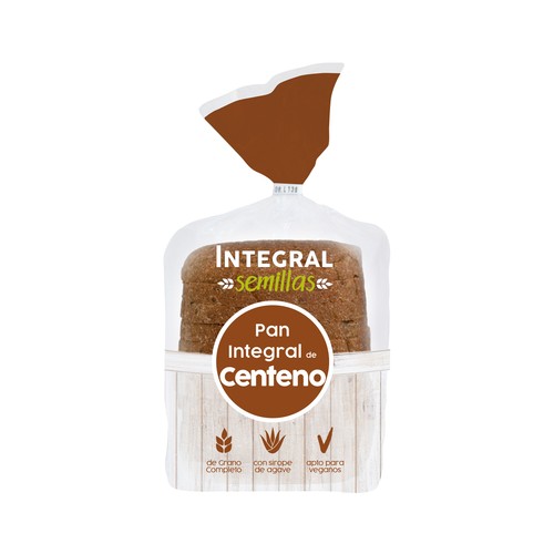 BIOGRAN Pan integral de centeno 400 g.