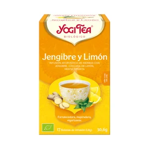 YOGI TEA Infusión BIO jenjibre limón BIO 17 uds. 30,6 g.