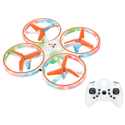 Drones radiocontrol con luces, modelos surtidos ONE, TWO FUN