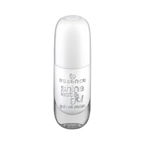 ESSENCE Shine last & go! tono 33 Wild white ways  Esmalte de uñas de gel extra brillante de larga duración, tono Wild white ways ESSENCE Shine last & go!