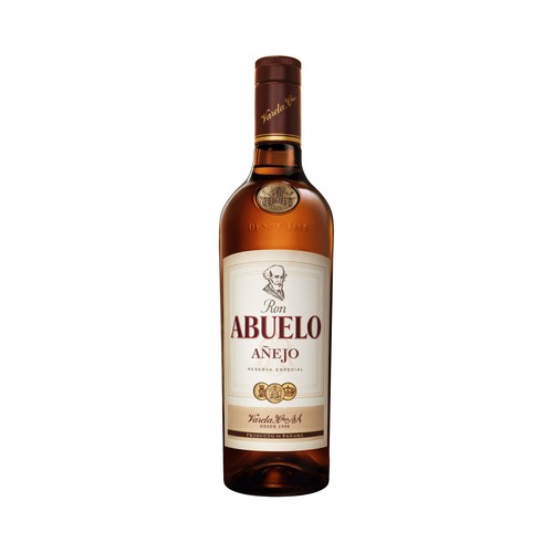 ABUELO Ron añejo reserva especial elaborado en Panamá botella 70 cl.