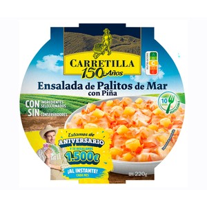 Imagen de CARRETILLA Ensalada de cangrejo y piña 220 g.