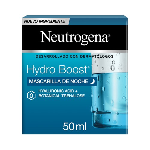 NEUTRÓGENA Mascarilla facial de noche con acción hidratante NEUTRÓGENA Hydro boost 50 ml.