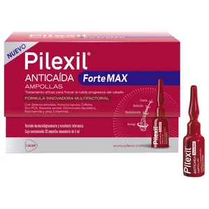 PILEXIL Forte max Tratamiento para frenar la caida progresiva del cabello 20 x 5 ml.