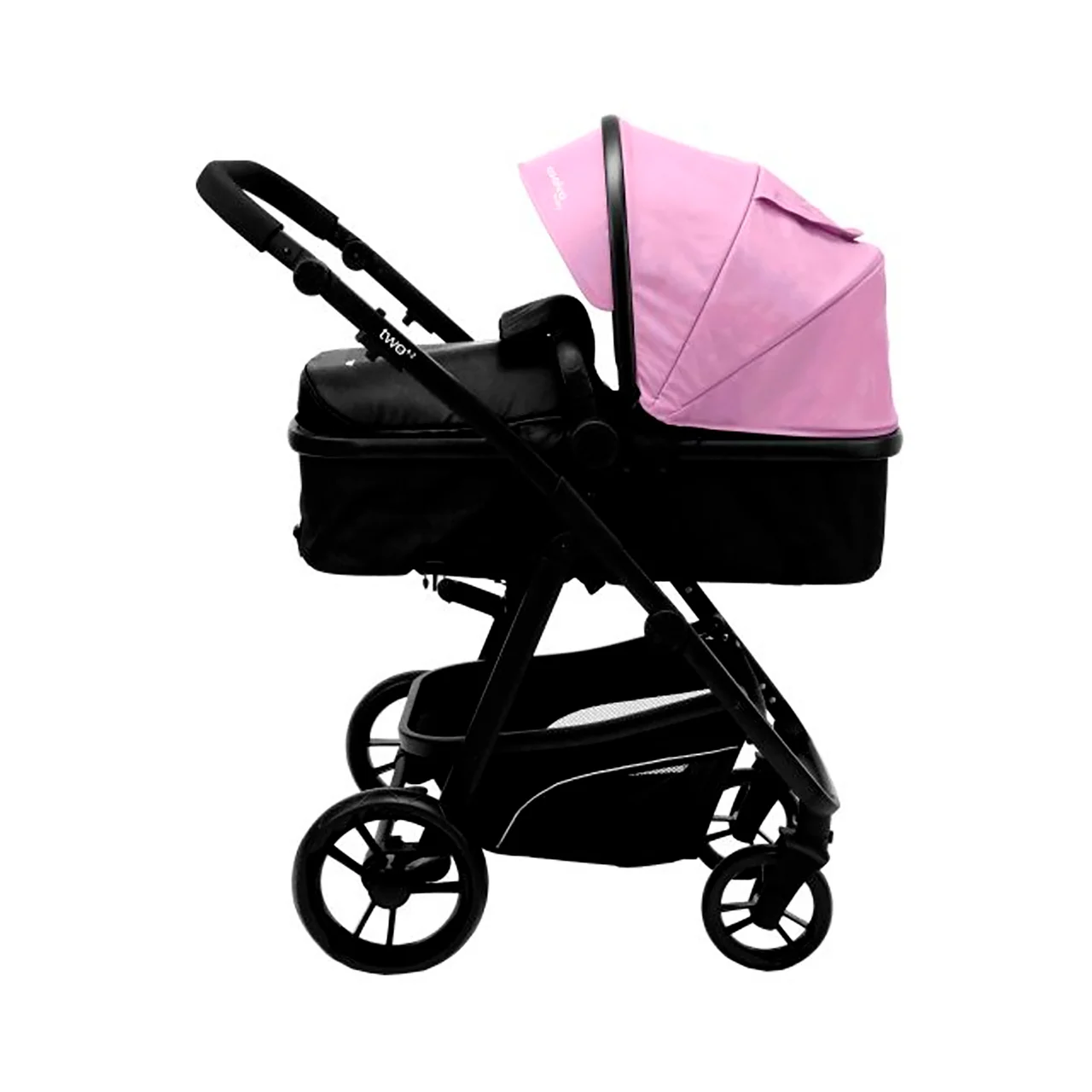 Silla de paseo rosa, combi convertible two, ESTAR ASALVO.