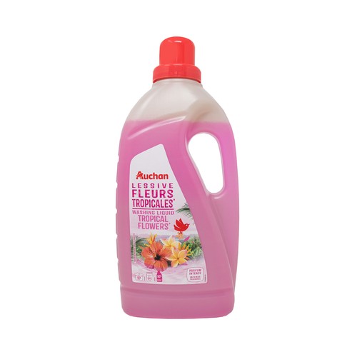 PRODUCTO ALCAMPO Detergente líquido Flores tropicales 37 ds. 2 l.