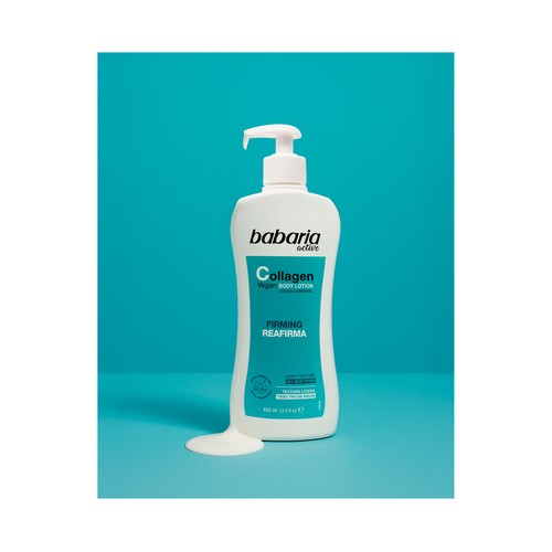 BABARIA Leche corporal (Body milk) con colágeno vegano, para todo tipo de pieles 500 ml