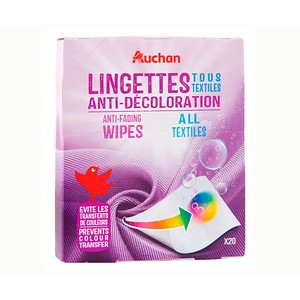 Imagen de PRODUCTO ALCAMPO Toallitas antidecoloración para lavadoras PRODUCTO ALCAMPO 20 uds.