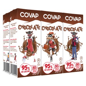 COVAP Batido con sabor a chocolate COVAP 6 x 200 ml.