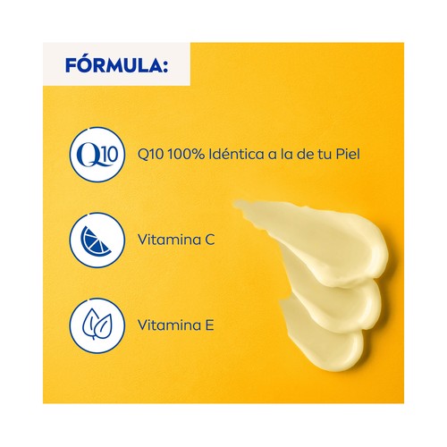 NIVEA Q10 Energy Crema de día antiarrugas, con vitamina C y FPS 15 50 ml.