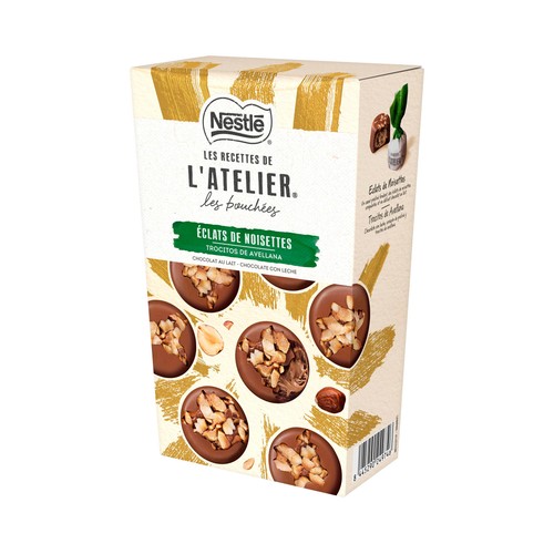 Bombones de chocolate con leche NESTLÉ LATELIER 186 g.