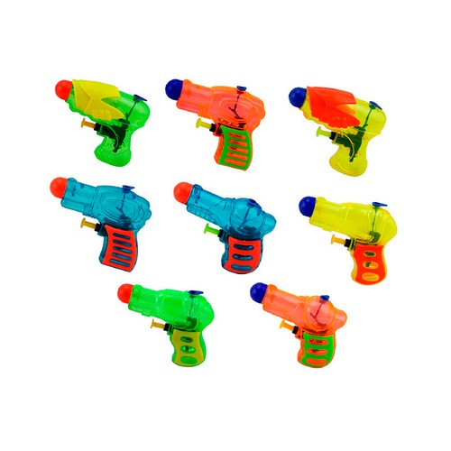 Mini pistola de agua de 11cm modelos surtidos, ONE TWO FUN ALCAMPO.