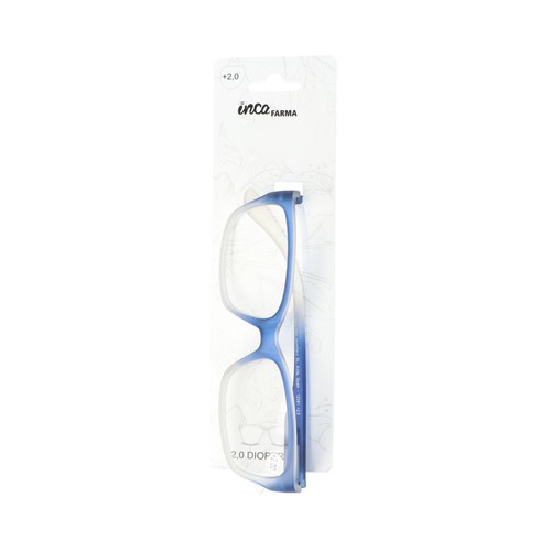 INCA FARMA Gafas de lectura unisex para presbicia (vista cansada +2.0 dioptrías) INCA FARMA.
