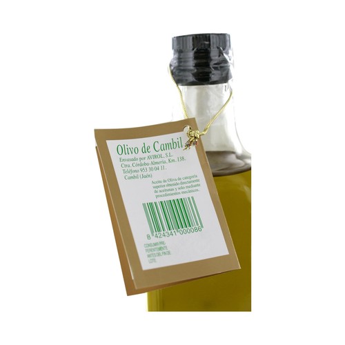 OLIVO DE CAMBIL Aceite de oliva virgen extra D.O.P Sierra Magina botella 750 ml.