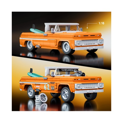 Coche de juguete Chevrolet Chevy Speed serie, Coleccionable adulto, 858 pcs +10 Años, Hot Wheels MATTEL