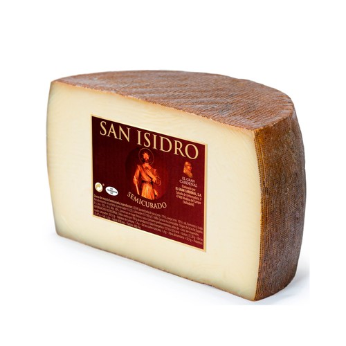 SAN ISIDRO Queso mezcla semicurado, media pieza.