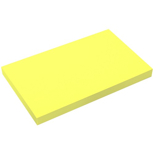 100 notas adhesivas amarillas 125x75mm, AUCHAN.