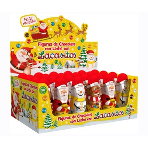 Imagen de LACASITOS Figuras de chocolate con leche y lacasitos 34 g.