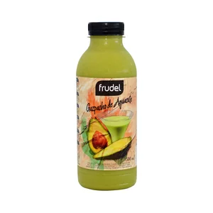 FRUDEL Gazpacho de aguacate, elaborado con aceite de oliva virgen extra 500 ml.