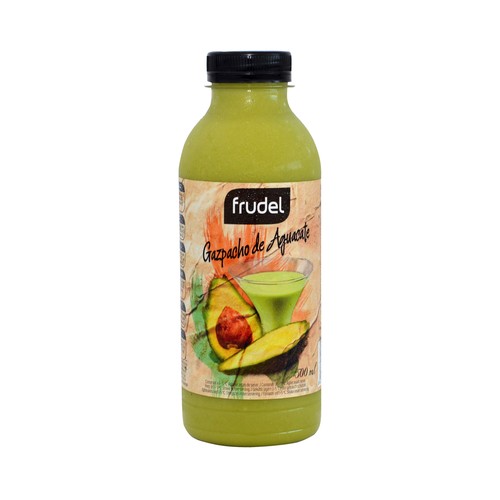 FRUDEL Gazpacho de aguacate, elaborado con aceite de oliva virgen extra 500 ml.