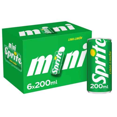 SPRITE Refresco con sabor a lima limón pack 6 latas x 20 cl.