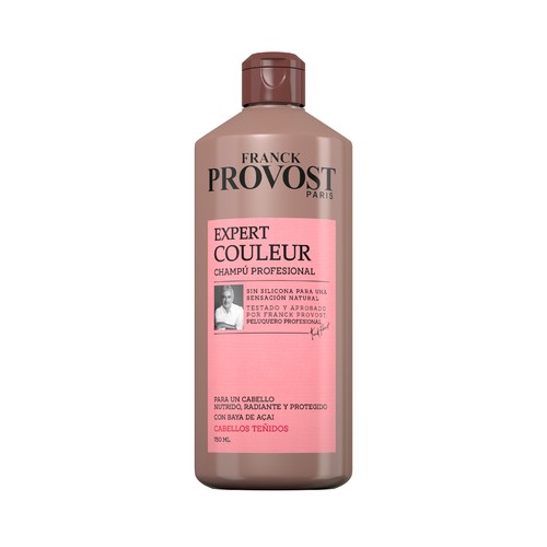 FRANCK PROVOST Champú profesional con baya de acai, para cabellos teñidos FRACNK PROVOST Expert couleur 750 ml.