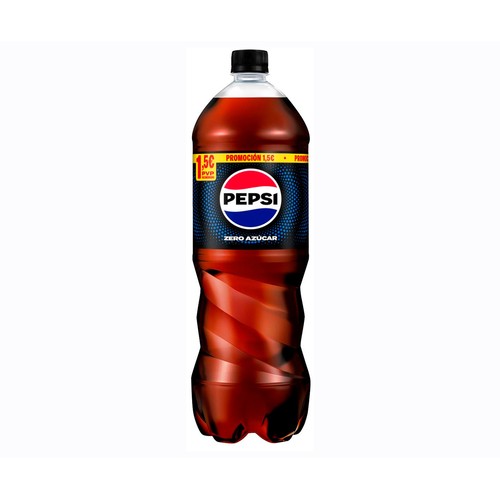 PEPSI ZERO Refresco de cola Zero sin azúcar botella 1,75 l.
