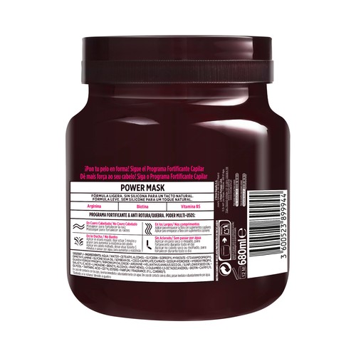 ELVIVE Mascarilla fortificante, para cabellos frágiles con tendencia a caerse ELVIVE Full resist 680 ml.