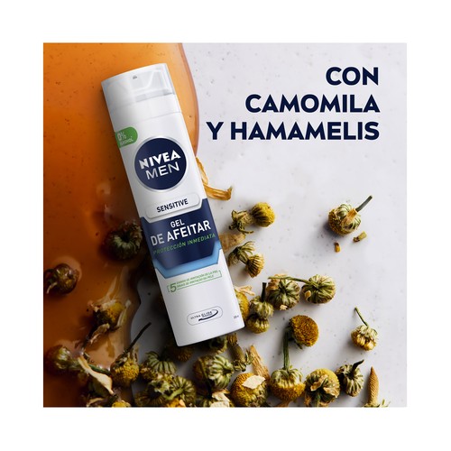 NIVEA Men sensitive Gel de afeitar para pieles sensibles 200 ml.