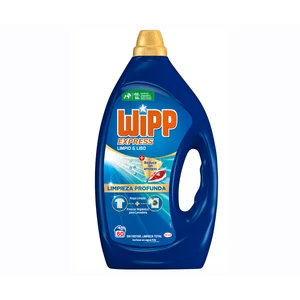 WIPP EXPRESS Detergente gel limpio y liso 60 dosis.